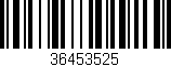 Código de barras (EAN, GTIN, SKU, ISBN): '36453525'