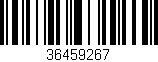 Código de barras (EAN, GTIN, SKU, ISBN): '36459267'