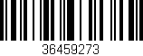 Código de barras (EAN, GTIN, SKU, ISBN): '36459273'