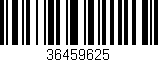 Código de barras (EAN, GTIN, SKU, ISBN): '36459625'