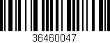 Código de barras (EAN, GTIN, SKU, ISBN): '36460047'