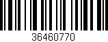 Código de barras (EAN, GTIN, SKU, ISBN): '36460770'