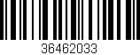 Código de barras (EAN, GTIN, SKU, ISBN): '36462033'