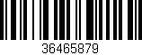 Código de barras (EAN, GTIN, SKU, ISBN): '36465879'
