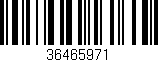 Código de barras (EAN, GTIN, SKU, ISBN): '36465971'