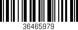 Código de barras (EAN, GTIN, SKU, ISBN): '36465979'