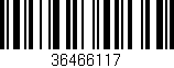 Código de barras (EAN, GTIN, SKU, ISBN): '36466117'