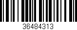 Código de barras (EAN, GTIN, SKU, ISBN): '36484313'