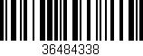 Código de barras (EAN, GTIN, SKU, ISBN): '36484338'