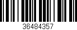 Código de barras (EAN, GTIN, SKU, ISBN): '36484357'