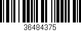 Código de barras (EAN, GTIN, SKU, ISBN): '36484375'
