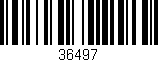 Código de barras (EAN, GTIN, SKU, ISBN): '36497'