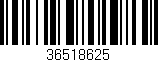 Código de barras (EAN, GTIN, SKU, ISBN): '36518625'