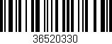 Código de barras (EAN, GTIN, SKU, ISBN): '36520330'
