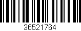 Código de barras (EAN, GTIN, SKU, ISBN): '36521764'