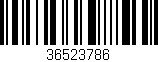 Código de barras (EAN, GTIN, SKU, ISBN): '36523786'