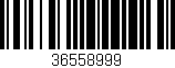 Código de barras (EAN, GTIN, SKU, ISBN): '36558999'