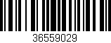Código de barras (EAN, GTIN, SKU, ISBN): '36559029'