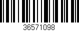 Código de barras (EAN, GTIN, SKU, ISBN): '36571098'