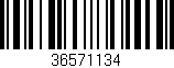Código de barras (EAN, GTIN, SKU, ISBN): '36571134'