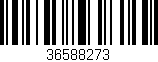 Código de barras (EAN, GTIN, SKU, ISBN): '36588273'