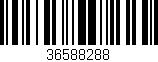 Código de barras (EAN, GTIN, SKU, ISBN): '36588288'