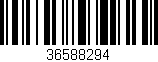 Código de barras (EAN, GTIN, SKU, ISBN): '36588294'