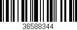 Código de barras (EAN, GTIN, SKU, ISBN): '36588344'