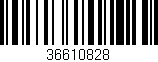 Código de barras (EAN, GTIN, SKU, ISBN): '36610828'