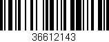 Código de barras (EAN, GTIN, SKU, ISBN): '36612143'