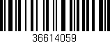 Código de barras (EAN, GTIN, SKU, ISBN): '36614059'