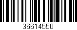 Código de barras (EAN, GTIN, SKU, ISBN): '36614550'