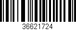 Código de barras (EAN, GTIN, SKU, ISBN): '36621724'