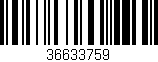 Código de barras (EAN, GTIN, SKU, ISBN): '36633759'