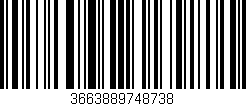 Código de barras (EAN, GTIN, SKU, ISBN): '3663889748738'