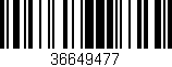 Código de barras (EAN, GTIN, SKU, ISBN): '36649477'