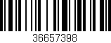 Código de barras (EAN, GTIN, SKU, ISBN): '36657398'