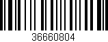 Código de barras (EAN, GTIN, SKU, ISBN): '36660804'