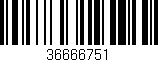 Código de barras (EAN, GTIN, SKU, ISBN): '36666751'