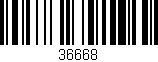 Código de barras (EAN, GTIN, SKU, ISBN): '36668'