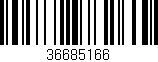 Código de barras (EAN, GTIN, SKU, ISBN): '36685166'