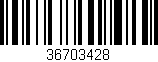 Código de barras (EAN, GTIN, SKU, ISBN): '36703428'