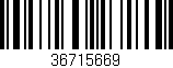 Código de barras (EAN, GTIN, SKU, ISBN): '36715669'
