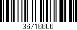 Código de barras (EAN, GTIN, SKU, ISBN): '36716606'
