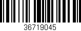 Código de barras (EAN, GTIN, SKU, ISBN): '36719045'