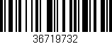 Código de barras (EAN, GTIN, SKU, ISBN): '36719732'