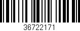 Código de barras (EAN, GTIN, SKU, ISBN): '36722171'