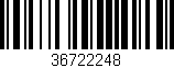 Código de barras (EAN, GTIN, SKU, ISBN): '36722248'