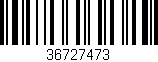 Código de barras (EAN, GTIN, SKU, ISBN): '36727473'