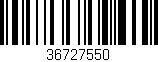 Código de barras (EAN, GTIN, SKU, ISBN): '36727550'